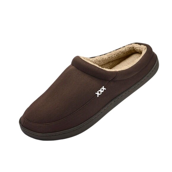 NewDenBer Men's Cozy Memory Foam Slippers Soft Slip on Indoor Outdoor Clog House - Picture 3 of 15